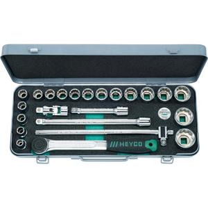 Juego de enchufes HEYCO 73-0310-M, 23 piezas, 1/2" - Product Image 1