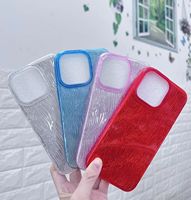 2024 nouvelle coque de téléphone de luxe pour iPhone 15 16 14 13 12 11 Pro Max Plus avec coque en papier scintillant