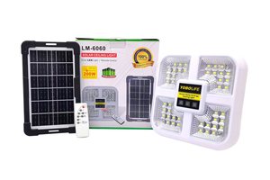 Lampada <span class=keywords><strong>da</strong></span> Parete Solare Ricaricabile <span class=keywords><strong>da</strong></span> <span class=keywords><strong>Interno</strong></span> <span class=keywords><strong>da</strong></span> 60 Watt, con Controllo Remoto per Regolare la Luminosità. - Product Image 3