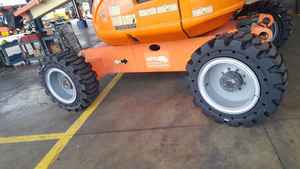 ג 'ני בום מרים מלטפלים גלגל מוצק גלגל ללבוש חומר גומי פלדה עמיד גומי פלדה בניין חדש כריית גלגל 36X14-20 - Product Image 5