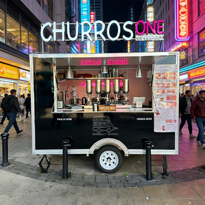 Food Caravan <b>Trailer</b> Mobile Kitchen Fast Food <b>Trailer</b> Street Food <b>Car</b> Catering Food Van Multifunction Food <b>Trailer</b> Outdoor Kiosk - Product Image 1