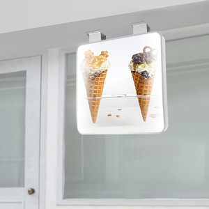 Custom Illuminated Backlit Business Wall Mounted LED Double-sided Outdoor Advertising Light Box Sign for Business Store Cafe <b>Bar</b> - Product Image 5