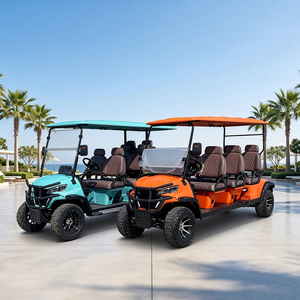 Voiturette de <span class=keywords><strong>golf</strong></span> électrique Suorun 6 places, 72V, batterie lithium, moteur AC, homologuée pour la route, surélevée, pour usage en hôtel et complexe hôtelier - Product Image 6