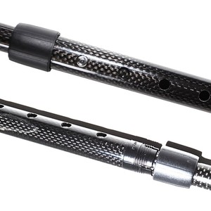 Bâton de marche télescopique en fibre de carbone, 5 sections, léger, pliable, style japonais, poignée en bois massif - Product Image 3