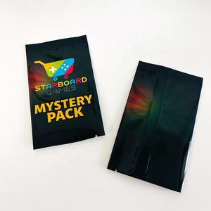 高品質カスタムプラスチックポーチ箔パックカード包装カスタマイズロゴ印刷包装バックシールバッグトレーディングカード用 - Product Image 3