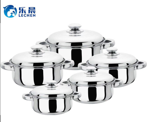Juego de <span class=keywords><strong>accesorios</strong></span> de olla de doble fondo Juego de olla de cocina de acero inoxidable Olla de acero inoxidable - Product Image 2