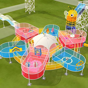 Carnaval extérieur Amusement pour enfants Cadres d'<span class=keywords><strong>escalade</strong></span> Trampoline Aire de jeux Corde Net Parc <span class=keywords><strong>Mur</strong></span> Jeux d'<span class=keywords><strong>escalade</strong></span> pour enfants - Product Image 1