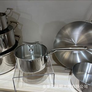 Juego de Utensilios de Cocina de Acero de Tres Capas, 10 Piezas, Apto para Horno, Solo Lavar a Mano - Product Image 3