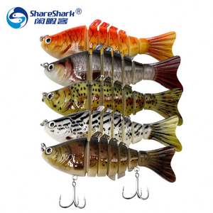 Trucha artificial de manivela articulada multiarticulación hundimiento lento natación bajo superior agua cebo duro cebo bajo - Product Image 1