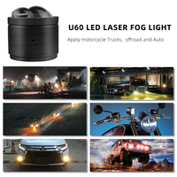 OEM F60 LED-Spotlicht Nebelscheinwerfer Projektor-Nebellampe IP68 Wasserdicht Luftfahrt-Aluminium Universelle Passform für Auto und Motorrad