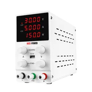 New Design Nice Power SPS305 30V 5A Small Size Low Noise 4 Digital Single Output Laboratory Adjustable DC Variable Power Supply