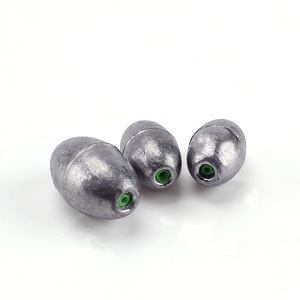 Aohu Premium Fishing Sinker 30G 40G Olive Shape Lead Sinkers For Casting <b>Rods</b> Environmental - Product Image 4