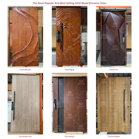 Chine Top Usine Personnalisation Moderne Sécurité Maison Portes Extérieures Pivot En Bois Massif Portes pour Maison Entrée Avant Portes Extérieures