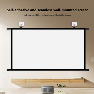 Pantalla de proyección Topleo anti luz, portátil, plegable, de tiro corto, para exteriores. - Product Image 2