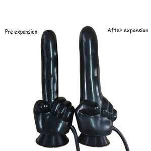 Nuevo diseño de juguete para adultos, forma de dedo inflable, pene de simulación de gran tamaño