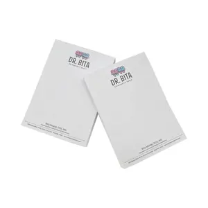 Logo gedruckt Großhandel kunden spezifische Größe Seiten Dental Promotion White Paper Notepad Memo Pad