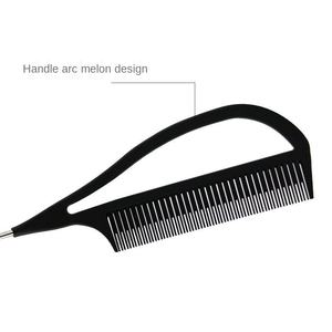 <span class=keywords><strong>Pettine</strong></span> per Parrucchieri Personalizzabile con Logo, Ecologico, per Tintura, Meches, Intrecciatura e Trattamento Antipidocchi, con Manico in Plastica - Product Image 2