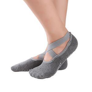 Calzini Yoga a Compressione in Cotone Traspirante Antiscivolo Lavorati a Maglia per Primavera, Barre, <span class=keywords><strong>Trampolino</strong></span>, Pilates - Product Image 4