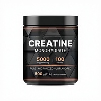 Créatine monohydratée personnalisée, compléments de marque privée pour adultes, renforce les muscles, récupération énergétique, nutrition sportive