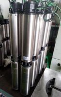 Pompe centrifuge submersible Subwell 4 pouces en acier inoxydable, multistade, à décharge thermoplastique, haute pression, OEM