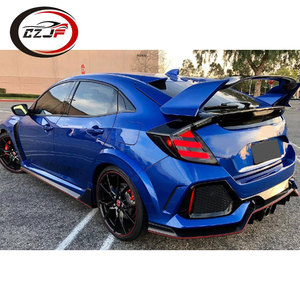 Czjf ไฟท้าย LED ดัดแปลงใหม่สำหรับ Honda <span class=keywords><strong>Civic</strong></span> <span class=keywords><strong>hatchback</strong></span> 2016 2017 2018 2019 <span class=keywords><strong>2020</strong></span> RGB สัญญาณไฟเลี้ยวไฟเบรก<span class=keywords><strong>ราคา</strong></span>โรงงาน - Product Image 3