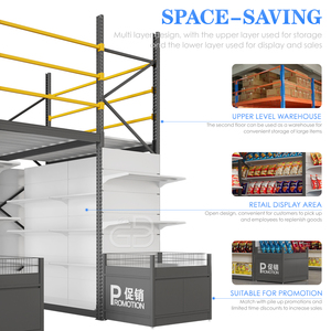 Double side Heavy Duty Kệ siêu thị của Rack hiển thị giảm giá hàng hóa chất lượng cao trong siêu thị lớn - Product Image 2