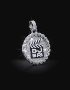 Colgante de Letra para Hombre de Alta Calidad con Moissanita VVS y Cadena Personalizada que Brilla en la Oscuridad, Amuleto Fino de Hip Hop, Joyería de Plata 925, Regalo - Product Image 2