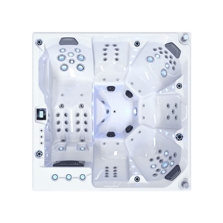 6 personne 80 jet d'hydromassage bain à remous spa extérieur bain à remous