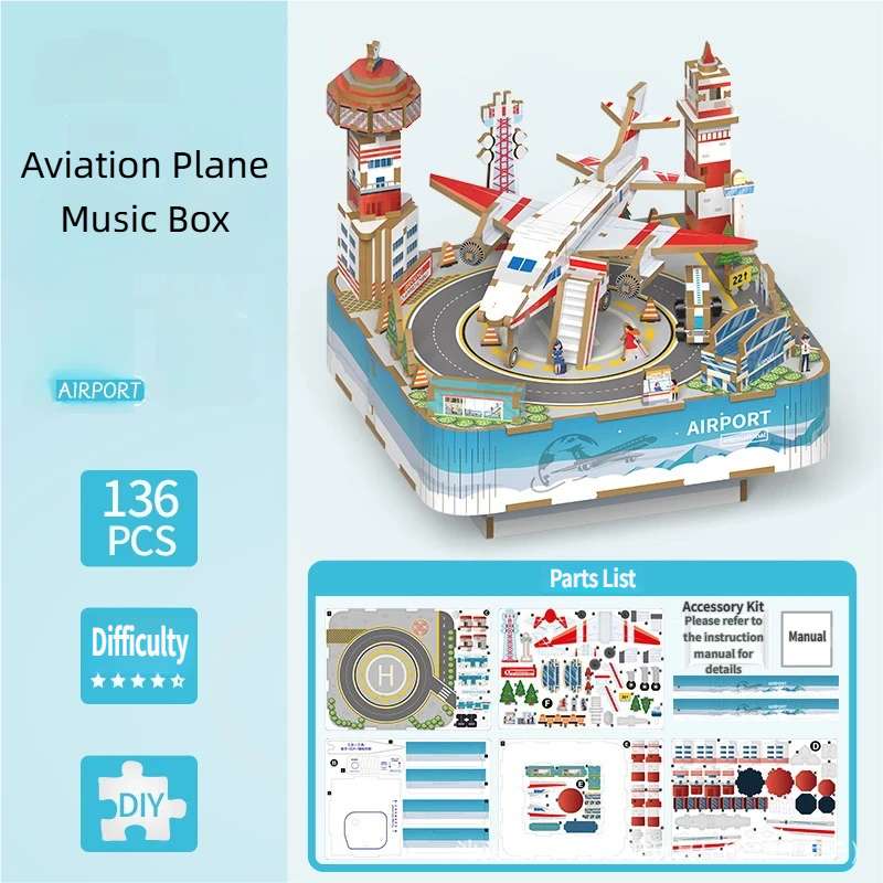[ระดับความยาก 4.5 ดาว] กล่องดนตรีเครื่องบินการบิน - ทำนองประกอบการเดินทาง