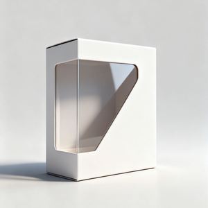 FX Custom Printed Eco Friendly Recyclable Laminated Film Packaging Transparent <b>Window</b> Magnetic Closure Paper Box for Candle Box - Product Image 2