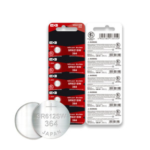 Pile bouton au oxyde d'argent 364, 1,5 V, alcaline, pour appareils ménagers, jouets, électronique grand public et outils électriques - Product Image 1