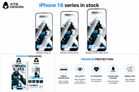 Protection d'écran en verre trempé HD transparent anti-huile à couverture intégrale personnalisée pour iPhone 18 17 16 Pro Max Fold