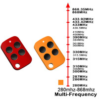 Émetteur multifréquence 280-868 MHz, duplicateur de télécommande à code roulant et code fixe pour portails