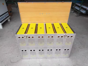 กรงนกพิราบสแตนเลสที่ได้รับการรับรองจากสา<span class=keywords><strong>ยก</strong></span>ารบินเพื่อการเดินทางที่ปลอดภัยและมีการระบายอากาศ - Product Image 4