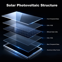 Panneau solaire TongWei 680W 700W 745W 750W 760W, type N, TOPCon, bifacial, photovoltaïque, pour montage au sol