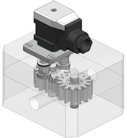 KRACHT Gear Type Flow Meter VC 0.2 K1 F1 P2 SM Sensor Aliran Dua Komponen Poliuretan