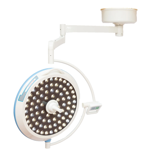 Single-Arm Electric LED Shadowless Operating Lamp with Stepless Dimming and Adjustable Bracket Mounting for Hospital Use