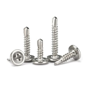 Vis autoperceuses à tête cylindrique avec collier en acier au carbone, vis de <span class=keywords><strong>toiture</strong></span> autoperceuses à tête cylindrique zinguée, fourniture directe du fabricant - Product Image 5