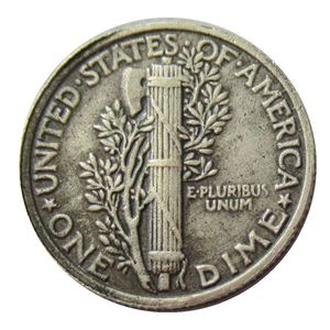 Replica della Moneta Mercury Dime da 10 Centesimi, Moneta Decorativa USA con Testa della Libertà Alata, Replica da Collezione per Regalo o Esposizione - Product Image 6