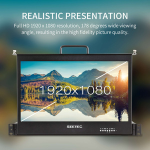 Seetec SC173-HSD-56 17.3 inch Full HD 1920x1080 1ru Pull-out Rack mount Màn hình phát sóng màn hình LCD - Product Image 2