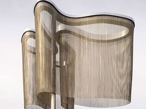Profissional arquitectónico colorido decorativo Metal bobina Drapery Chain Link Wire Mesh cortina - Product Image 4