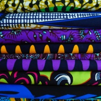 Tissu Wax Personnalisé de Haute Qualité, Véritable Imprimé Wax Garanti, Tissus Africains Pagnes Hollandais 100% Coton 6 Yards pour Pagne Ankara