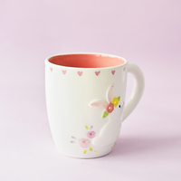BONWILL tasse en céramique lapin avec couronne Design tasse à café en relief