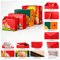 Boîte en carton ondulé personnalisée professionnelle avec des matériaux durables pour le transport de fruits, légumes et produits agricoles