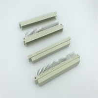 Eurocard-conector de 96 Pines, conector europeo de 3x32P DIN41612, 3 filas, 396 hembra, ángulo recto macho