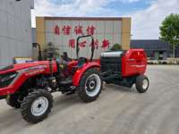Presse à balles de foin ronde à grand filet pour tracteur à haute efficacité 120
