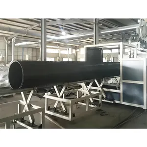 Large diameter hollow wall winding HDPE pipe machine making extruder extrusion production line equipment fabrication machine