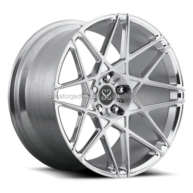 Staggered 2-PC 20 polegadas Forjado Liga Jantes Michelin Pneus Piloto Super Sport Car Jantes 5x108