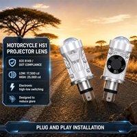 Phare avant compact mini bi-LED RCD DSWH131L OEM ODM Moto Vendor 6000K Blanc Glacé IP68 Étanche 1,8 Pouces ECE/FMVSS