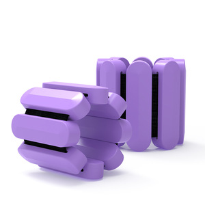 Низкий MOQ, унисекс, экологичные утяжелители для фитнеса и пилатеса 2 фунта (силикон с железным наполнением), с застежкой-липучкой, для лодыжек и запястий - Product Image 6